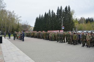 Торжественная отправка на учебные сборы состоялась в Горно-Алтайске